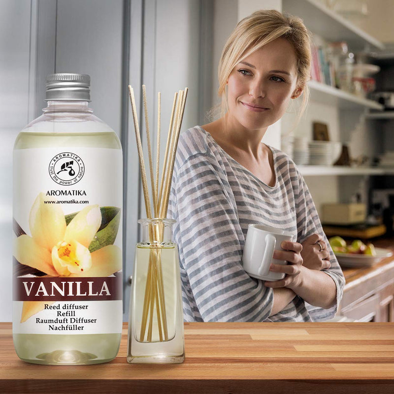 AROMATIKA Vanilla Essential Oil Alcohol Free 100% Pure Therapeutic